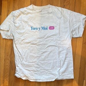 Toro y Moi Live White T-Shirt